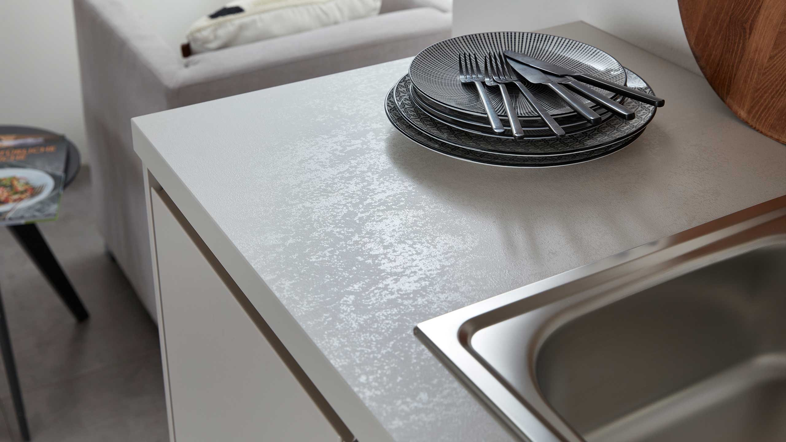 Küchenarbeitsplatte aus Stein